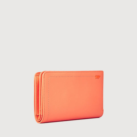 NANA BIFOLD 3/4 WALLET WITH EXTERNAL COIN COMPARTMENT