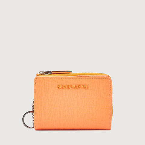 NINA CARD HOLDER WITH EXTERNAL COIN COMPARTMENT