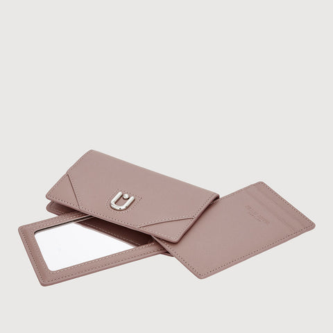 ARIA CARD CASE WITH MIRROR