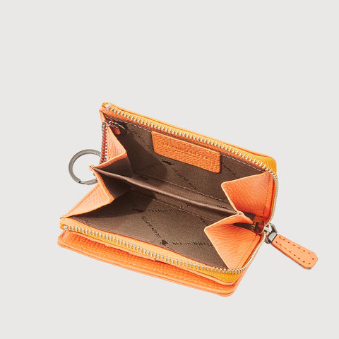 NINA CARD HOLDER WITH EXTERNAL COIN COMPARTMENT