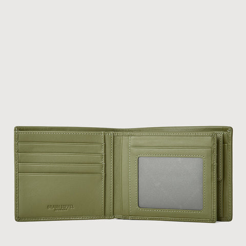 DEPP CENTRE FLAP WALLET WITH COIN COMPARTMENT (GERMAN SIZE)