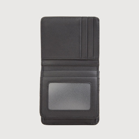 ARIA BIFOLD CENTRE FLAP SMALL WALLET WITH COIN COMPARTMENT