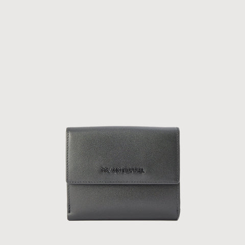 X BIFOLD SMALL WALLET WITH EXTERNAL COIN COMPARTMENT