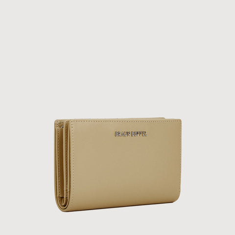 X BIFOLD 3/4 WALLET WITH EXTERNAL COIN COMPARTMENT