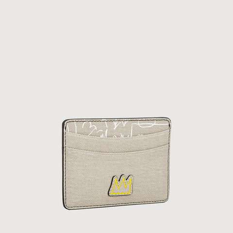 BASQUIAT FLAT CARD HOLDER