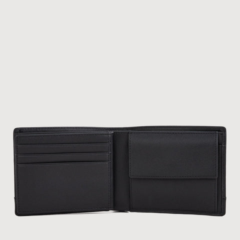 WARE CENTRE FLAP WALLET WITH COIN COMPARTMENT