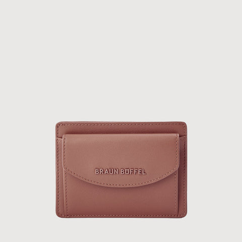 SEINE FLAT CARD HOLDER WITH COIN COMPARTMENT