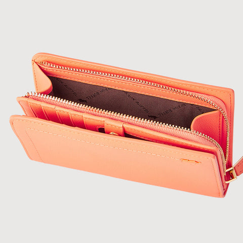 NANA BIFOLD 3/4 WALLET WITH EXTERNAL COIN COMPARTMENT