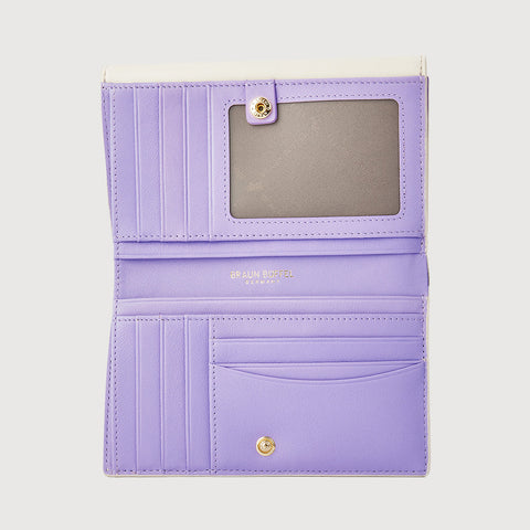 PAN BIFOLD 3/4 WALLET WITH EXTERNAL COIN COMPARTMENT