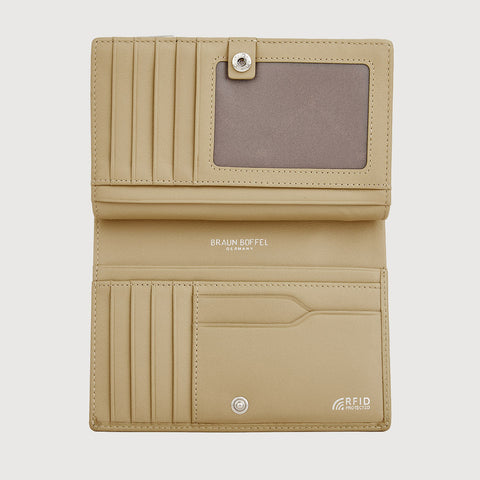 X BIFOLD 3/4 WALLET WITH EXTERNAL COIN COMPARTMENT