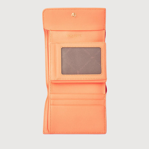 NANA TRIFOLD SMALL WALLET WITH EXTERNAL COIN COMPARTMENT