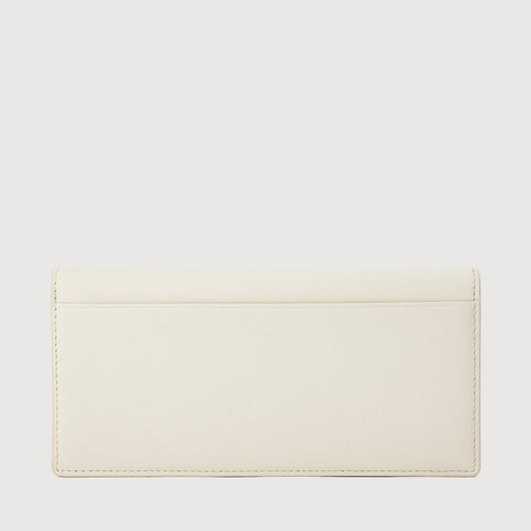 PAN BIFOLD LONG WALLET WITH ZIP COMPARTMENT (BOX GUSSET)