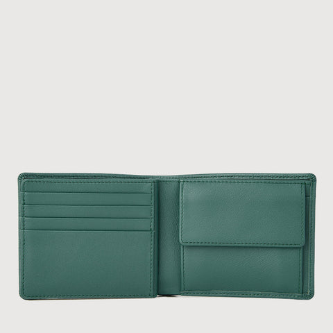 BERGEN CENTRE FLAP WALLET WITH COIN COMPARTMENT