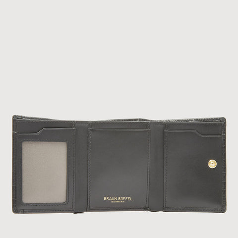 EWIG TRIFOLD SMALL WALLET WITH EXTERNAL COIN COMPARTMENT