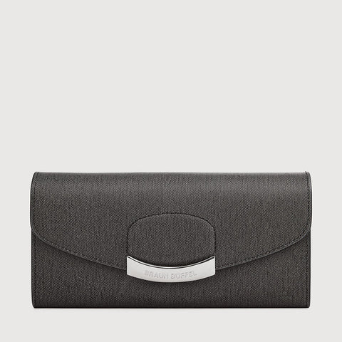 YARA BIFOLD LONG WALLET ( 2 V GUSSET)