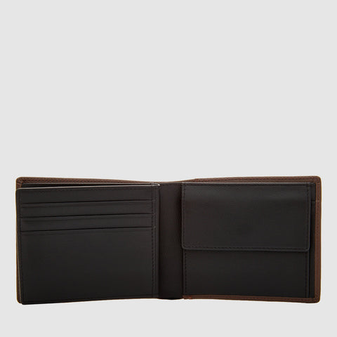 IKON CENTRE FLAP WALLET WITH COIN COMPARTMENT