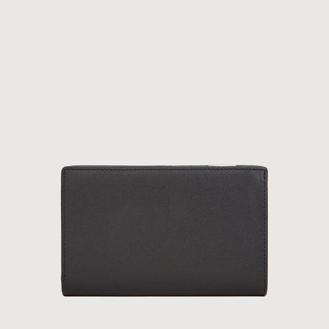 X BIFOLD 3/4 WALLET WITH EXTERNAL COIN COMPARTMENT