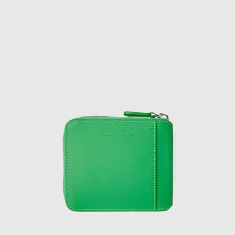 TAUREAU ZIP CENTRE FLAP WALLET WITH COIN COMPARTMENT