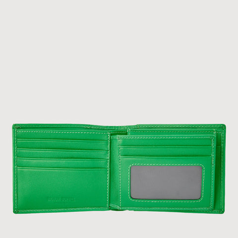 TAUREAU CENTRE FLAP WALLET WITH COIN COMPARTMENT