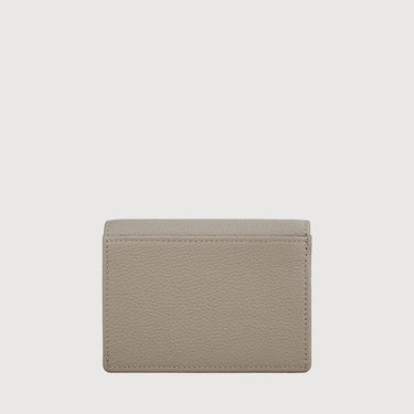 men’s leather wallet back view with textured finish