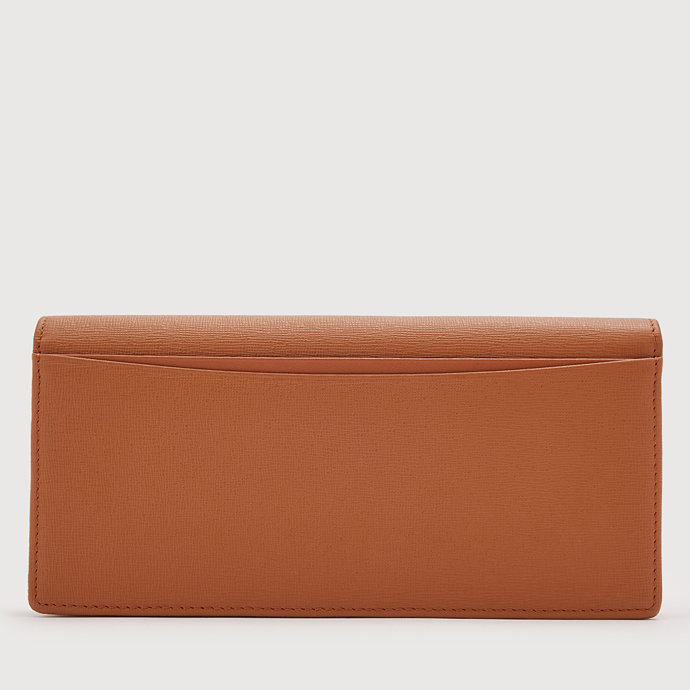 HINNA BIFOLD LONG WALLET WITH ZIP COMPARTMENT (BOX GUSSET)