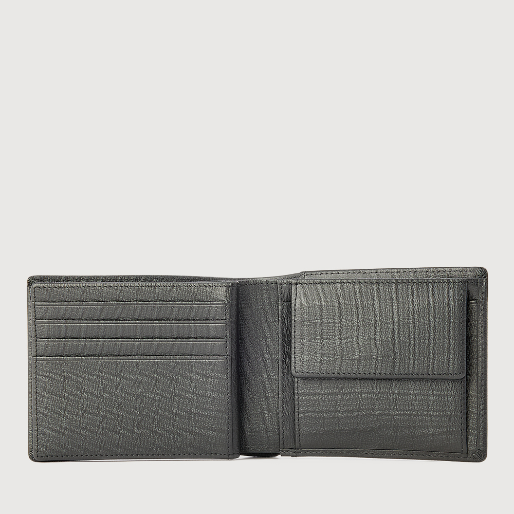 SEISMIC CENTRE FLAP WALLET WITH COIN COMPARTMENT