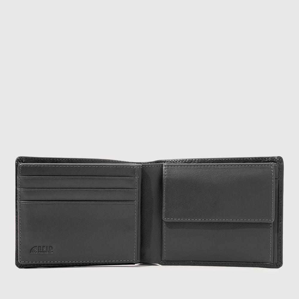 SICHER CENTRE FLAP WALLET WITH COIN COMPARTMENT