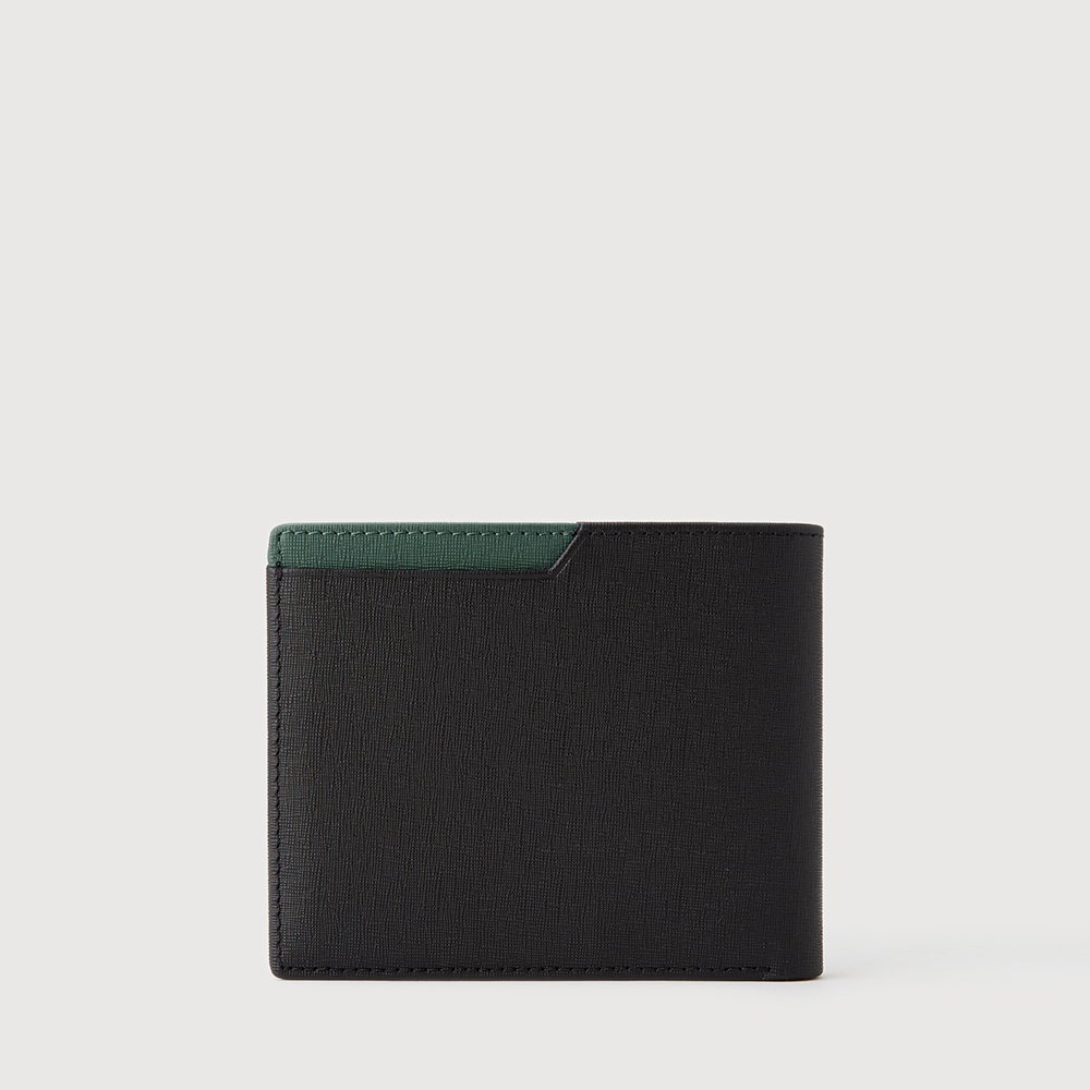 VALADON CENTRE FLAP WALLET WITH COIN COMPARTMENT