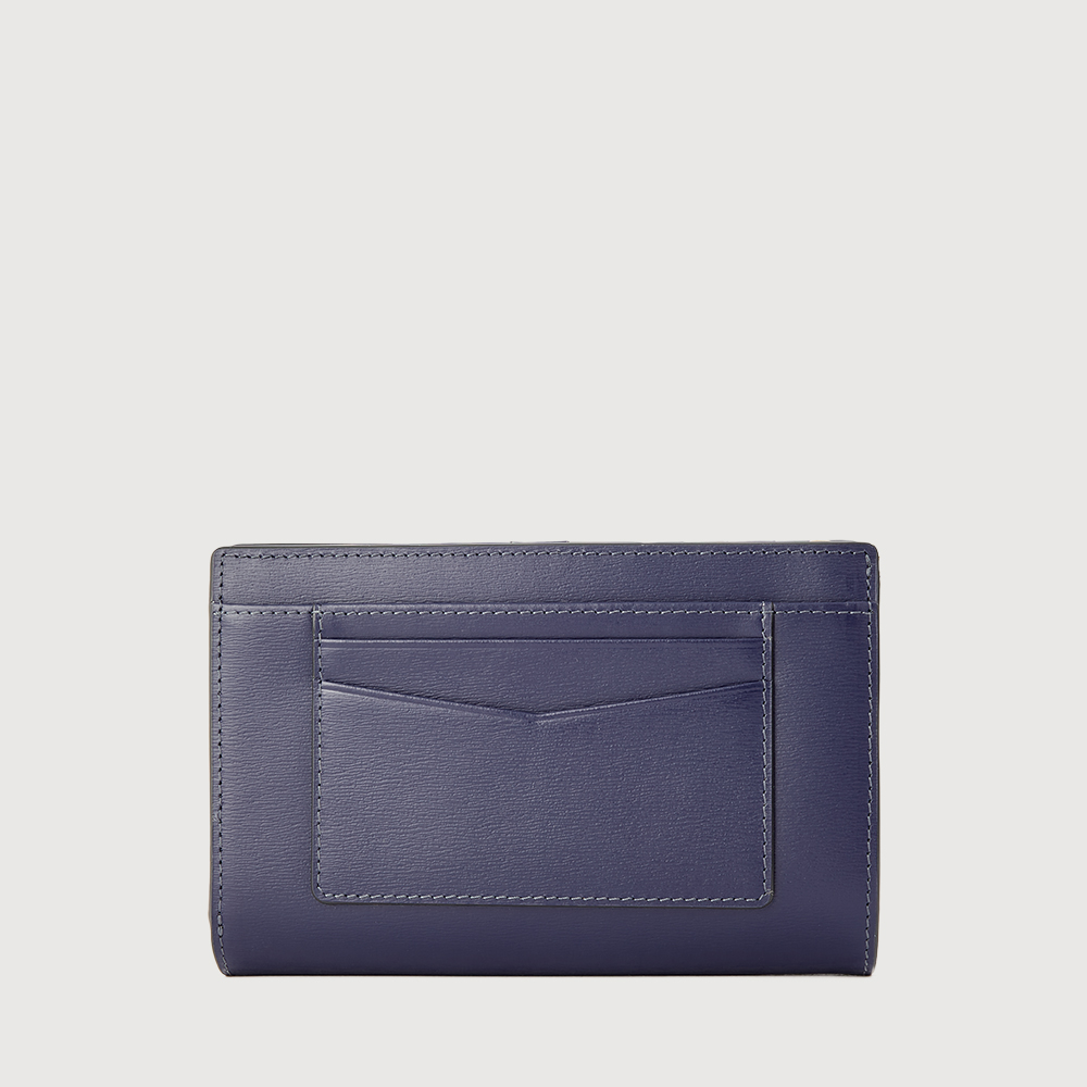 VILLE BIFOLD 3/4 WALLET WITH EXTERNAL COIN COMPARTMENT