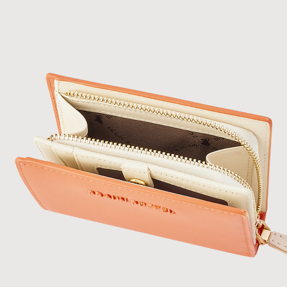 SEINE BIFOLD SMALL WALLET WITH EXTERNAL COIN COMPARTMENT