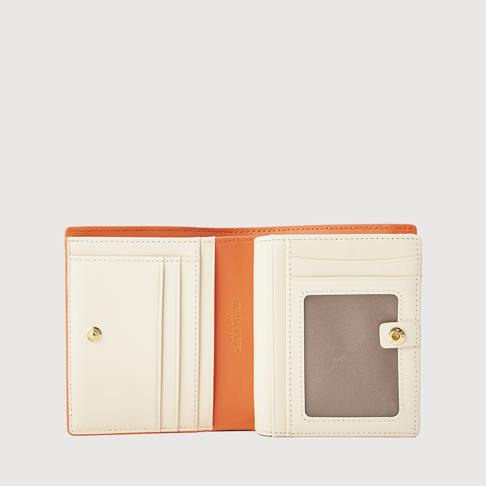 SEINE BIFOLD SMALL WALLET WITH EXTERNAL COIN COMPARTMENT