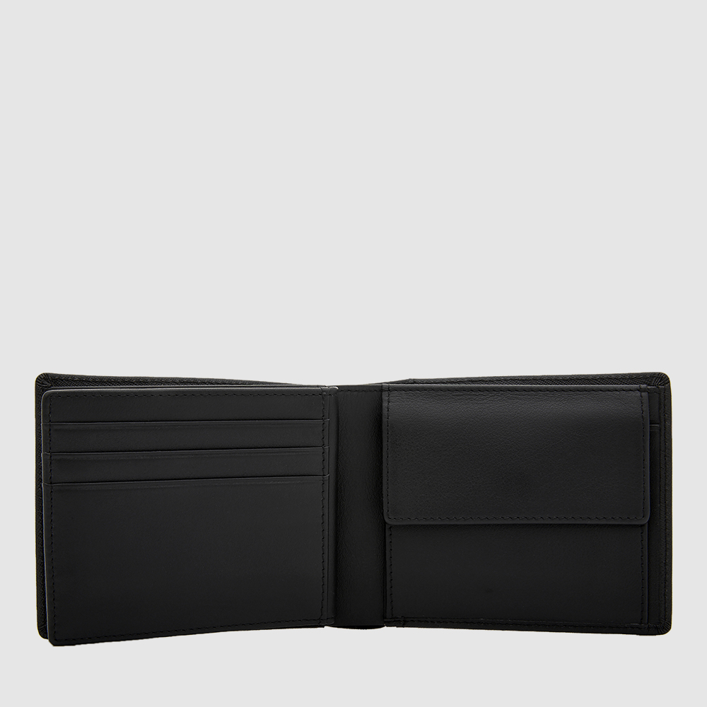 IKON CENTRE FLAP WALLET WITH COIN COMPARTMENT