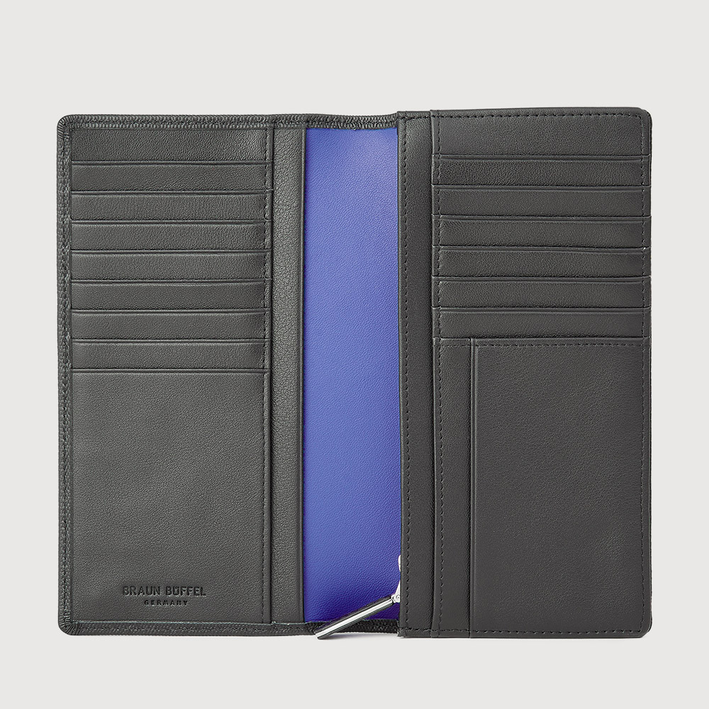 ANDILE BIFOLD LONG WALLET WITH ZIP COMPARTMENT (BOX GUSSET)