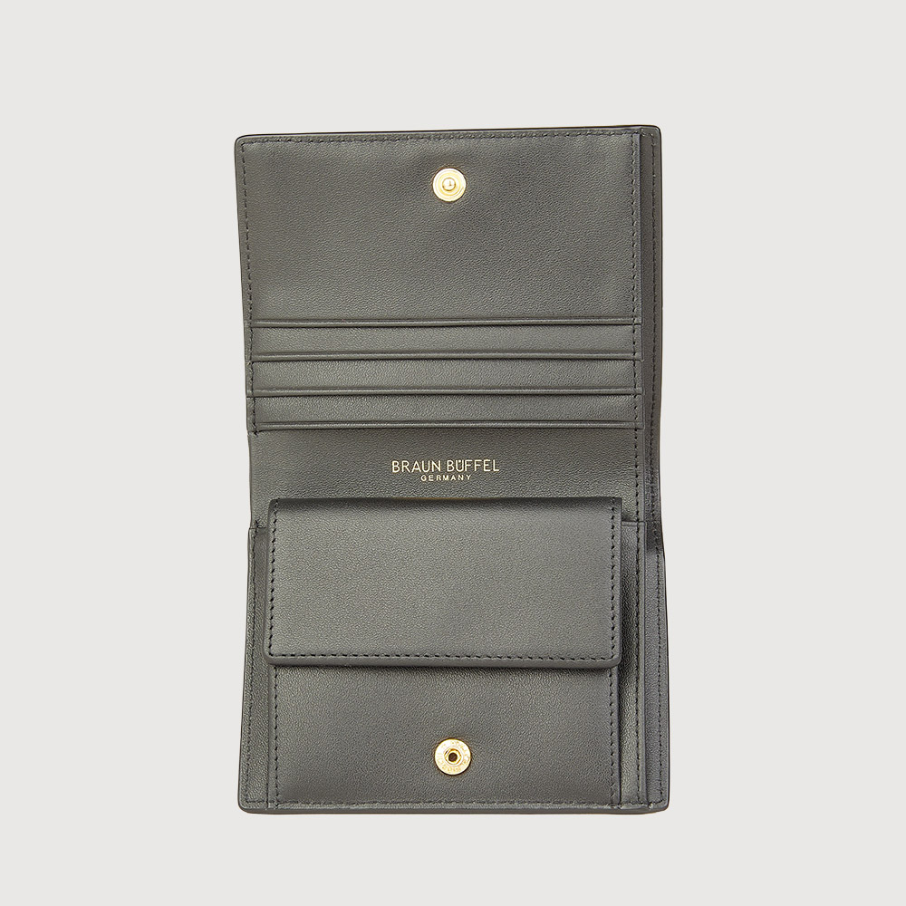 VILLE BIFOLD SMALL WALLET WITH COIN COMPARTMENT