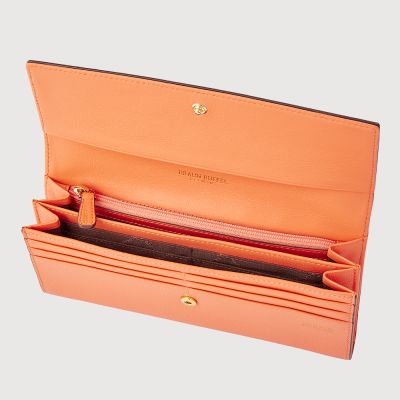 LINUS BIFOLD LONG WALLET (2 V GUSSET)