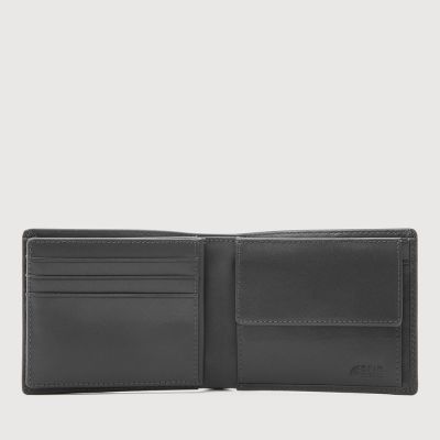 LUCIO CENTRE FLAP WALLET WITH COIN COMPARTMENT