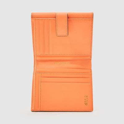 LINUS BIFOLD SMALL WALLET WITH EXTERNAL COIN COMPARTMENT