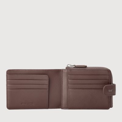 JACOB WALLET WITH EXTERNAL COIN COMPARTMENT