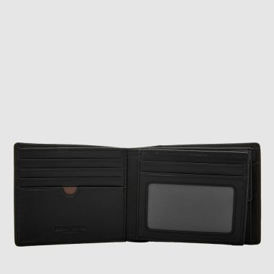 IKON CENTRE FLAP WALLET WITH COIN COMPARTMENT