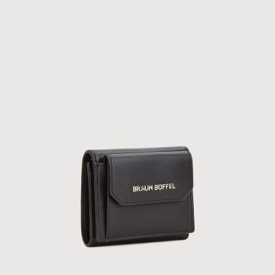 RHEA TRIFOLD SMALL WALLET WITH EXTERNAL COIN COMPARTMENT