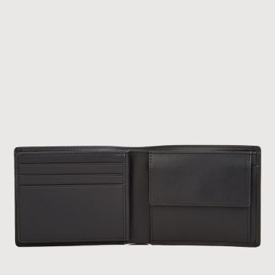 BURLS CENTRE FLAP WALLET WITH COIN COMPARTMENT