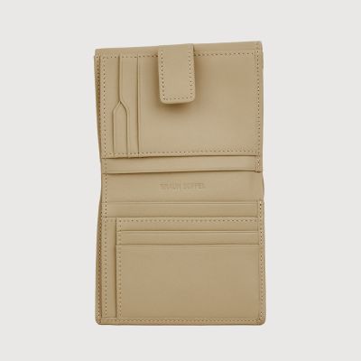 VERA BIFOLD SMALL WALLET WITH EXTERNAL COIN COMPARTMENT